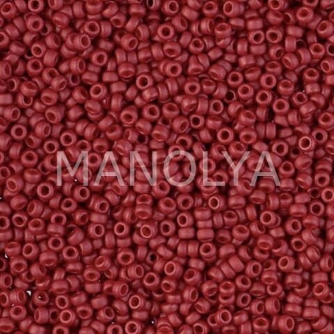 11-92040 MIYUKI SEEDBEADS MATTE MET DARK MAROON