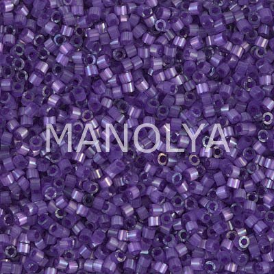 DB1810-MIYUKI 11/0 DELICA DYED PURPLE SILK SATIN