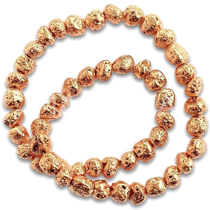 8mm. ROSE LAV HEMATİT DİZİ