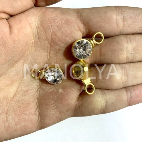 2,3cm. BÜYÜK BOY KRİSTAL KOLYE UCU