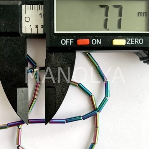 8x2mm. LASER COLOR SİLİNDİR HEMATİT