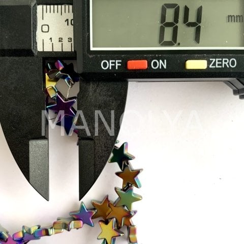 8,5mm. LASER COLOR YILDIZ HEMATİT