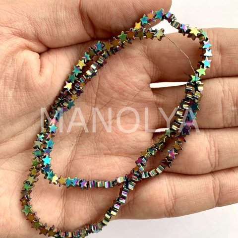 4mm. LASER COLOR YILDIZ HEMATİT
