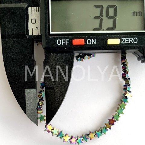 4mm. LASER COLOR YILDIZ HEMATİT