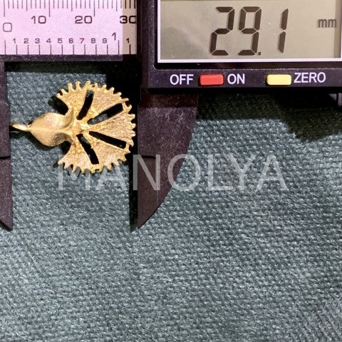 2,9cm. BÜYÜK LALE KOLYE UCU