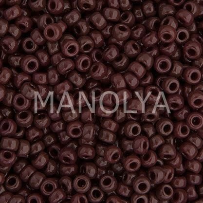 11-9419 MIYUKI SEEDBEADS OPAQUE CHOCOLATE BROWN