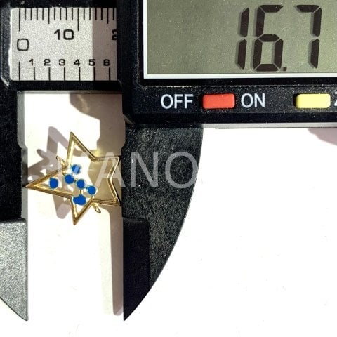 1,7cm. MİNELİ YILDIZ ARA APARAT