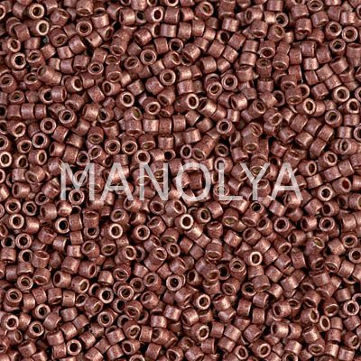 DB1842F-MIYUKI 11/0 DELICA DURACOAT GLVNZD MTT DK CRANBERRY