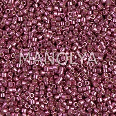 DB1849-MIYUKI 11/0 DELICA DURACOAT GLVN MAGENTA