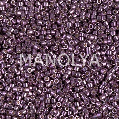 DB1850-MIYUKI 11/0 DELICA DURACOAT GLVN EGGPLANT