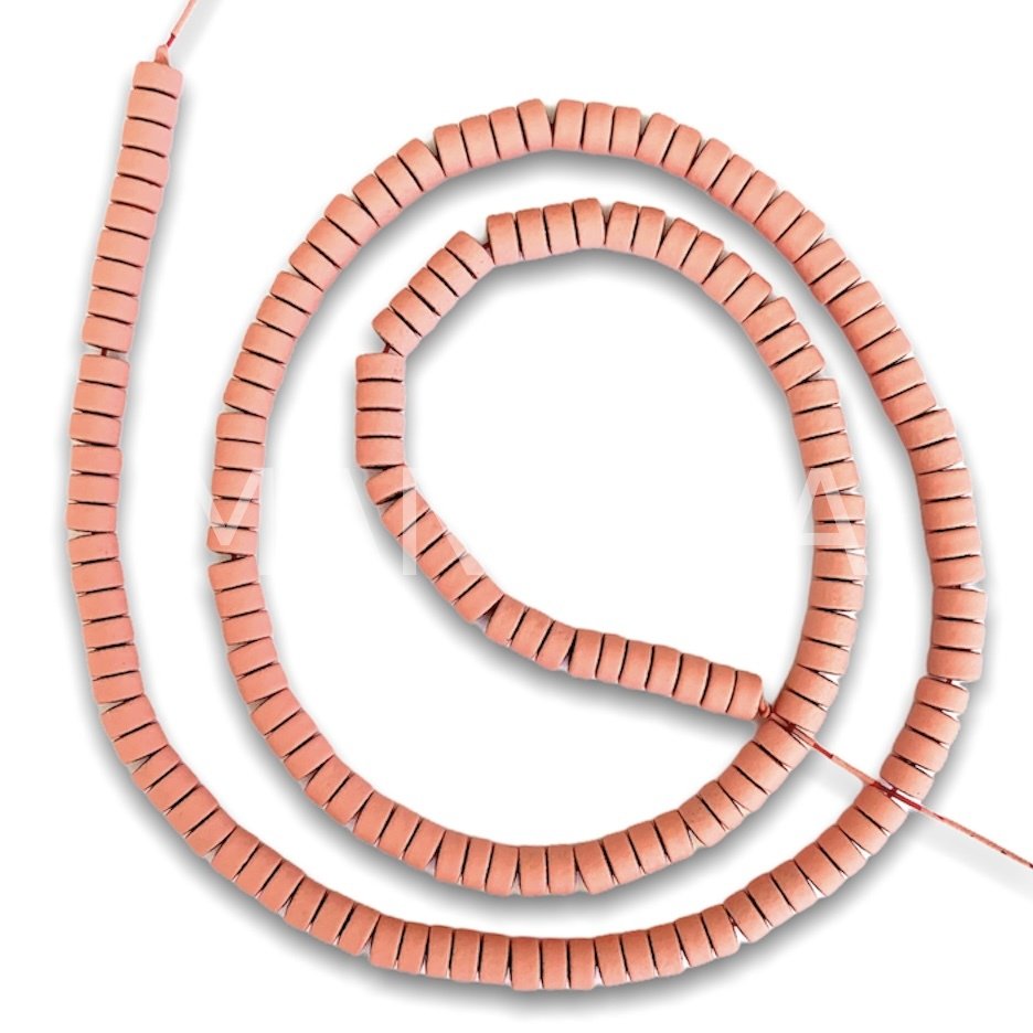4mm. MAT PEMBE HEMATİT DİZİ