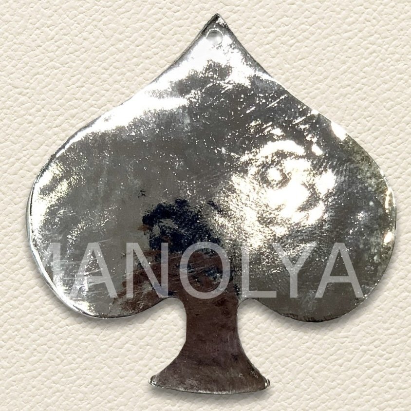 5x5cm. MAÇA KOLYE UCU