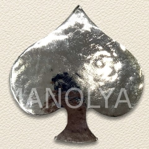 5x5cm. MAÇA KOLYE UCU