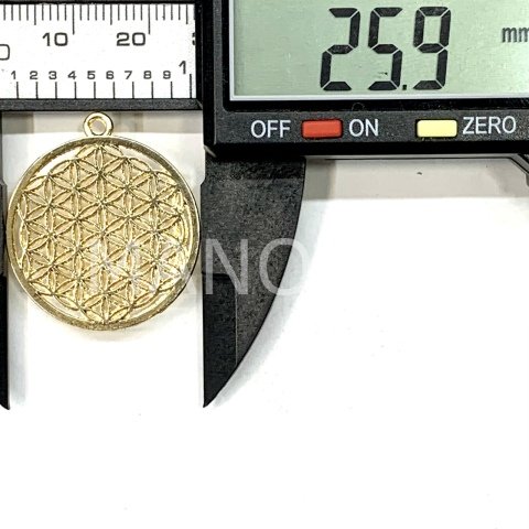 2,6cm. YAŞAM ÇİÇEĞİ KOLYE UCU