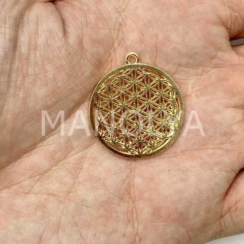 2,6cm. YAŞAM ÇİÇEĞİ KOLYE UCU