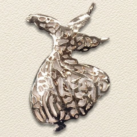 7x4cm. DUA MOTİFLİ SEMAZEN KOLYE UCU