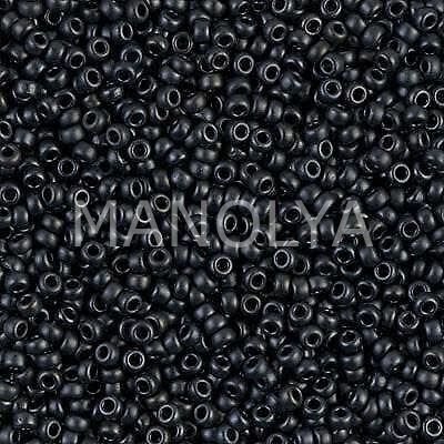 11-92010 MIYUKI SEEDBEADS MATTE DARK GREY