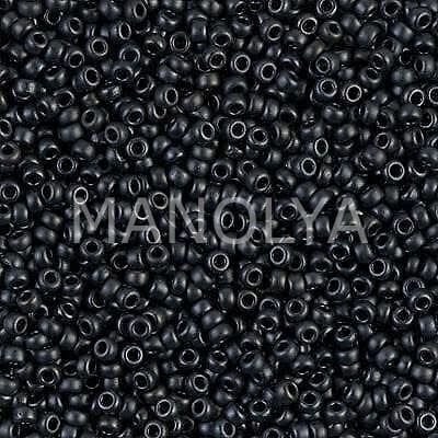 11-92010 MIYUKI SEEDBEADS MATTE DARK GREY