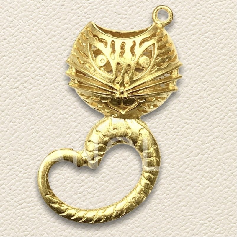 5,5x3,5cm. KALP KUYRUKLU KEDİ