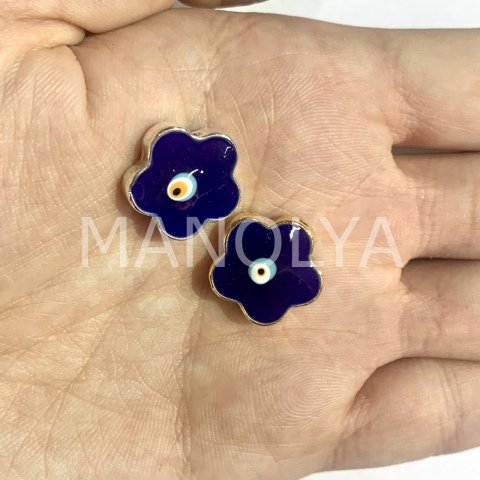 1,7cm. BÜYÜK MİNELİ ÇİÇEK NAZAR BONCUĞU