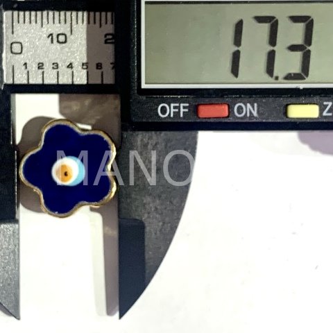 1,7cm. BÜYÜK MİNELİ ÇİÇEK NAZAR BONCUĞU