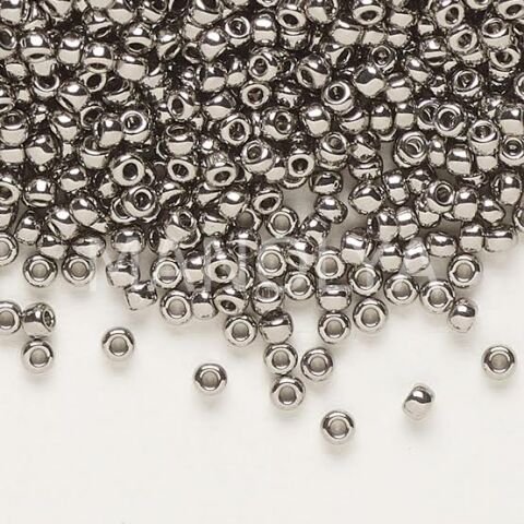 11-9190 MIYUKI SEEDBEADS NICKEL PLATED