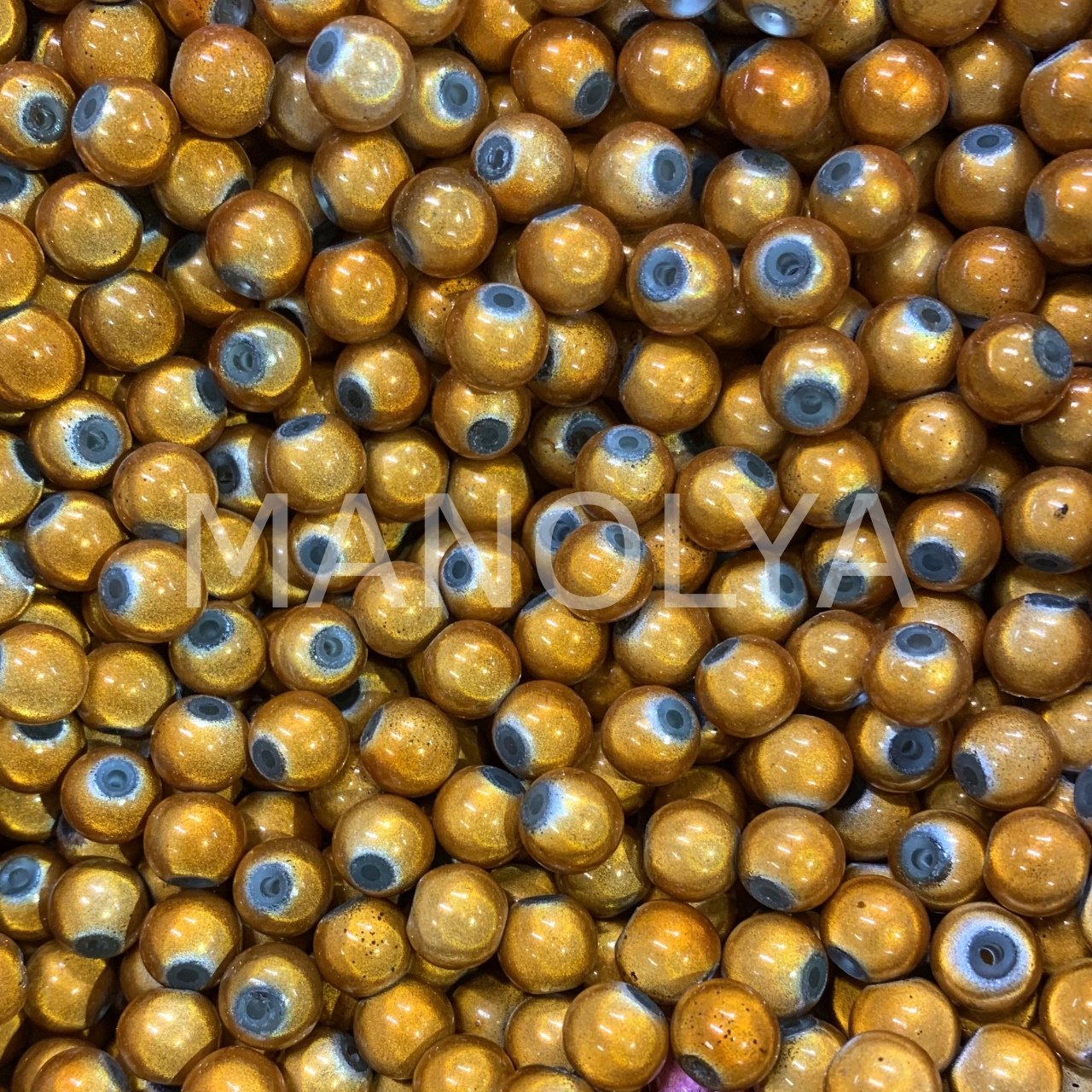 7mm. PARLAK TURUNCU TOP 50gr.