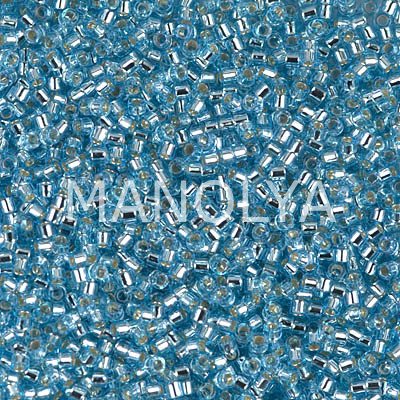 DB044-DELICA BD SILVER LINED AQUA