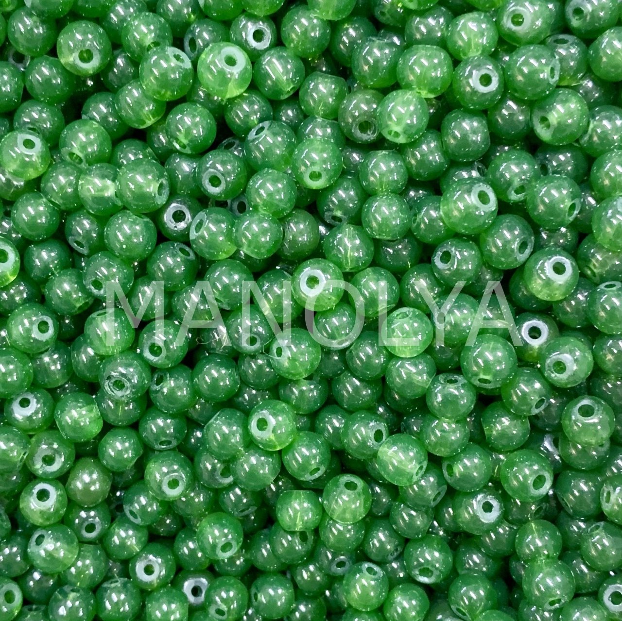 6mm. KOYU YESIL TOP 50gr.