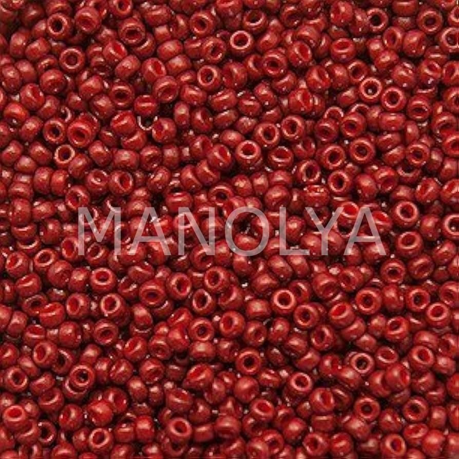 11-94469 MIYUKI SEEDBEADS OPAQUE DURACOAT LIGHT MAROON