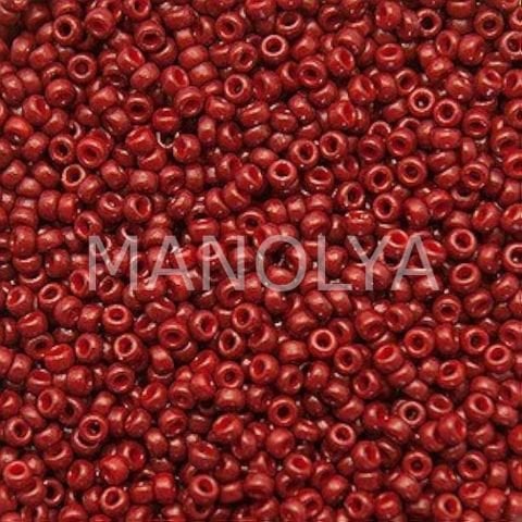 11-94469 MIYUKI SEEDBEADS OPAQUE DURACOAT LIGHT MAROON