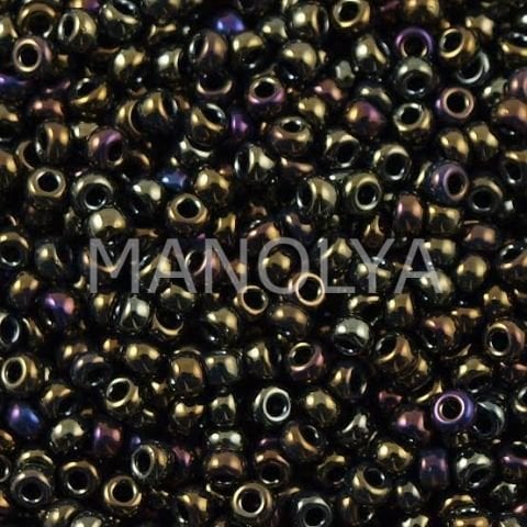 11-9458 MIYUKI SEEDBEADS METALLIC BROWN IRIS