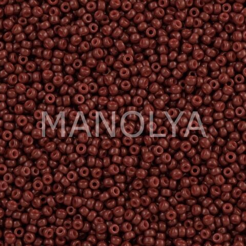11-94470 MIYUKI SEEDBEADS DURACOAT OPAQUE DYED BRICK