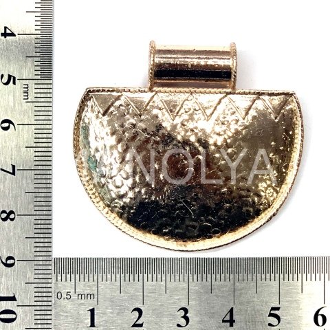 5x5cm. YARİM DAİRE KOLYE UCU