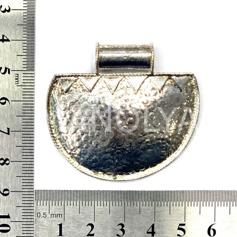 5x5cm. YARİM DAİRE KOLYE UCU