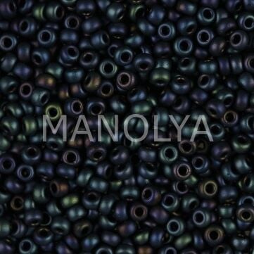 11-92063 MIYUKI SEEDBEADS MATTE INDIGO IRIS