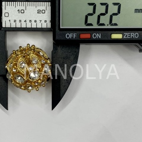 2,2cm. TAŞLI BÜYÜK TOP