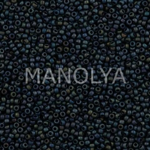 11-92063 MIYUKI SEEDBEADS MATTE INDIGO IRIS