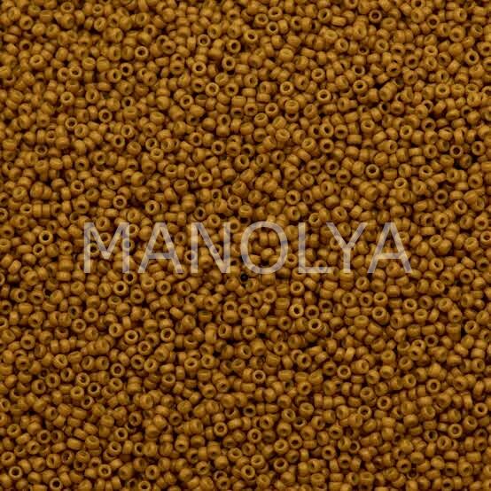 11-94460 MIYUKI SEEDBEADS DURACOAT OPAQUE TOAST