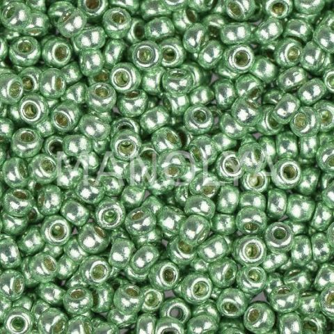 11-94214 MIYUKI SEEDBEADS DURACOAT GALVANIZED DARK MINT GREEN