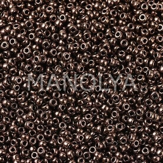 11-9461 MIYUKI SEEDBEADS METALLIC CHOCOLATE
