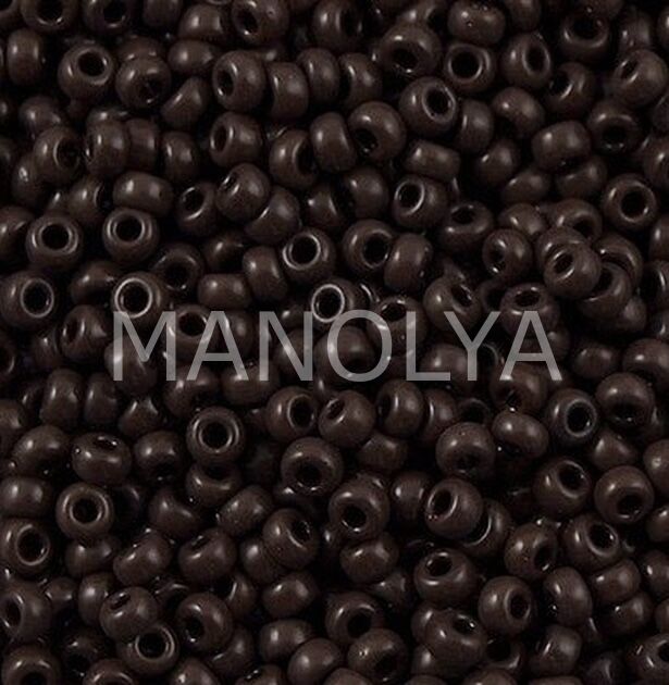 11-9409 MIYUKI SEEDBEADS OPAQUE BROWN