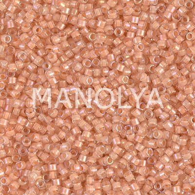 DB067-DELICA BEAD LINED FLESH AB