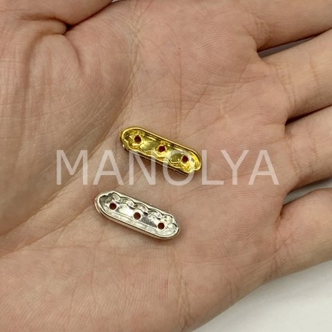 2,1cm. ALTIGEN RONDELA 3 DELİKLİ
