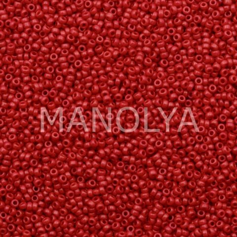 11-9408 MIYUKI SEEDBEADS OPAQUE RED