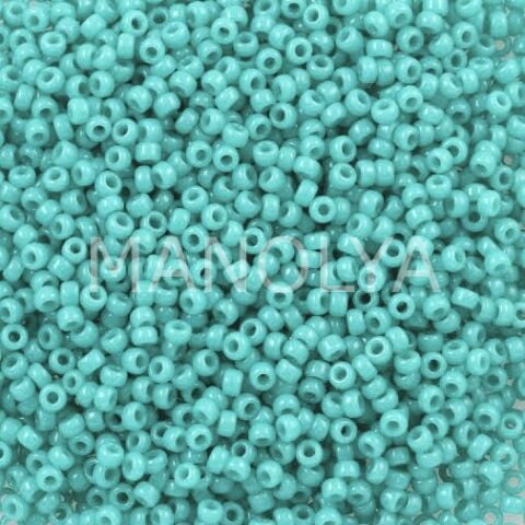 11-9412 MIYUKI SEEDBEADS OPAQUE TURQUOISE GREEN