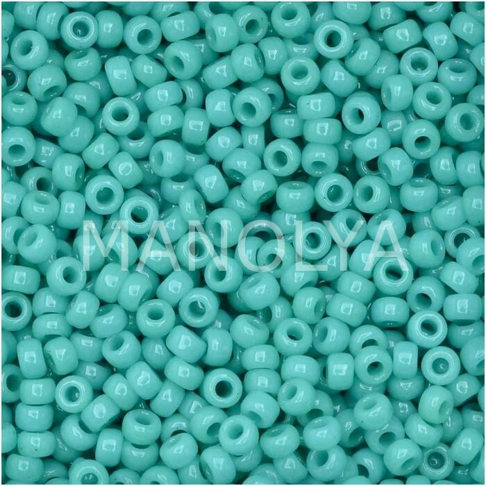 11-9412 MIYUKI SEEDBEADS OPAQUE TURQUOISE GREEN
