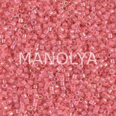 DB070-DELICA BEAD LINED ROSE PINK