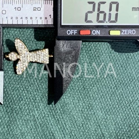 2,6cm. ZİRKON İŞLEMELİ MELEK