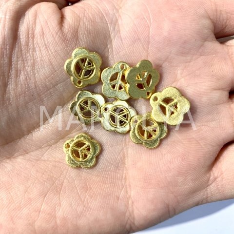 1,2cm. BARIŞ İŞARETLİ ÇİÇEK
